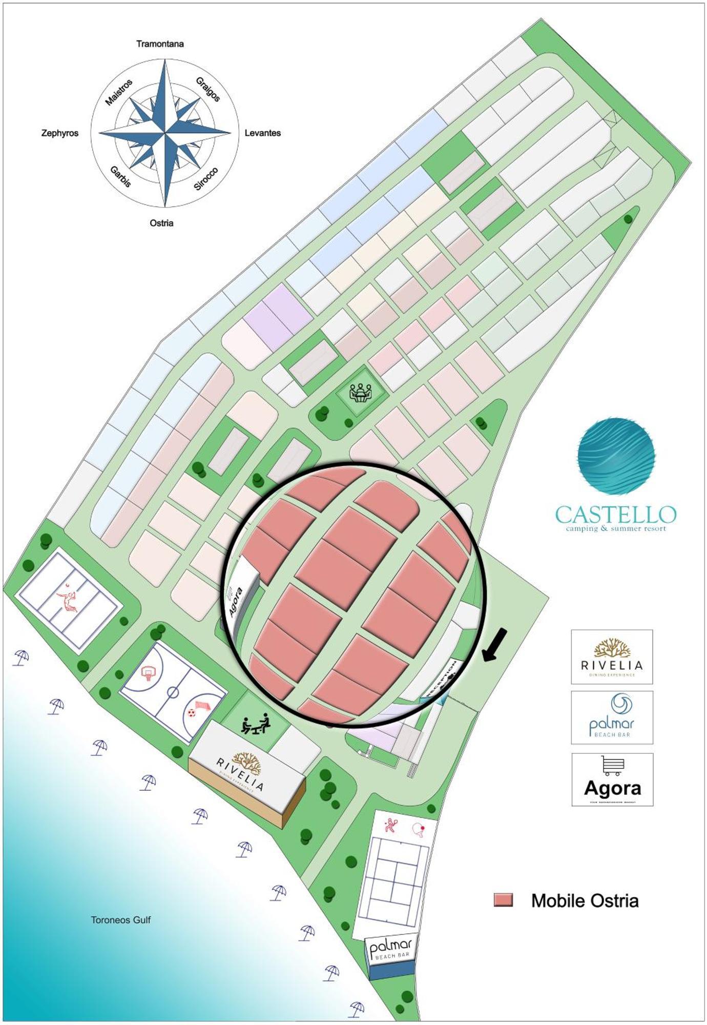 Camping Castello Neos Marmaras Exteriér fotografie